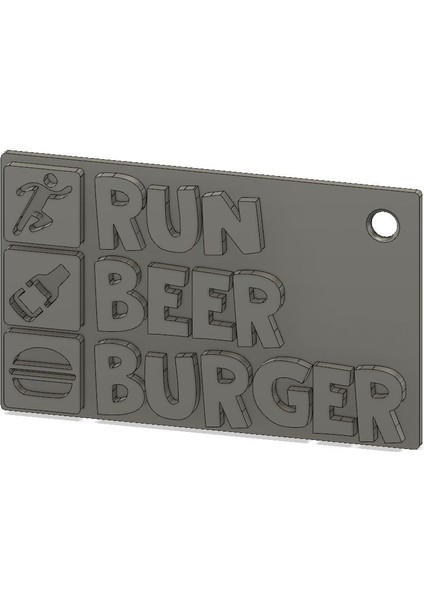 Beer Burger Anahtarlığını Çalıştır (Plastik Aparattır!!!)