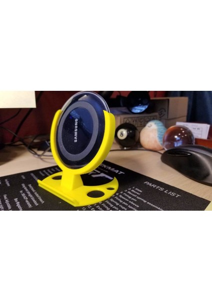 Samsung Kablosuz Şarj Pedi Standı (Plastik Aparattır!!!)