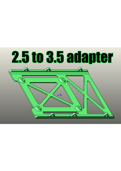 Hdd/ssd 2,5 - 3,5 Adaptörü (V1) (Plastik Aparattır!!!)