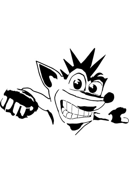 Crash Bandicoot Kalıbı (Plastik Aparattır!!!)