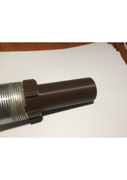 Egzoz Borusu Tubo Dritto 39-H90 - 1 1/2 Dişli Bağlantı (Plastik Aparattır!!!)