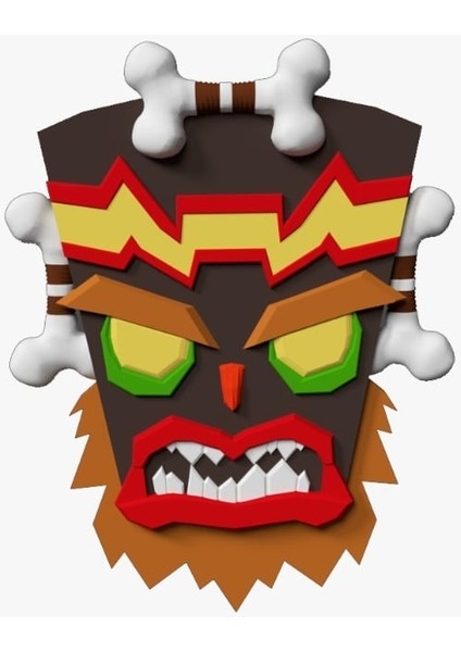Uka Uka - Crash Bandicoot (Plastik Aparattır!!!)