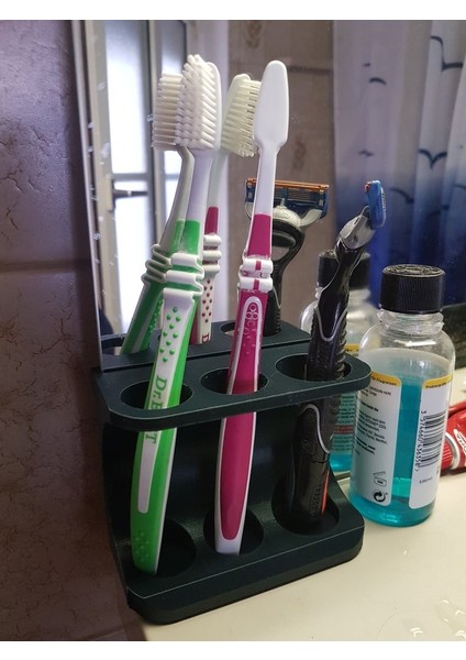 Diş Fırçası ve Tıraş Makinesi Standı (Plastik Aparattır!!!)