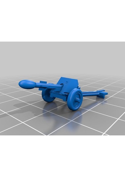 37 mm Stielgrenat Tanksavar Bombası ile (Plastik Aparattır!!!)