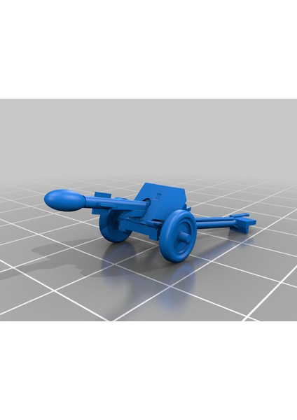 37 mm Stielgrenat Tanksavar Bombası ile (Plastik Aparattır!!!)