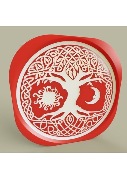 Ağaç Güneşi ve Ay (Plastik Aparattır!!!)