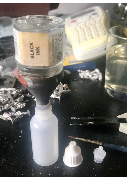 Damlalıklı Şişeler Için Citadel Boya Kabı Hunisi (Plastik Aparattır!!!)