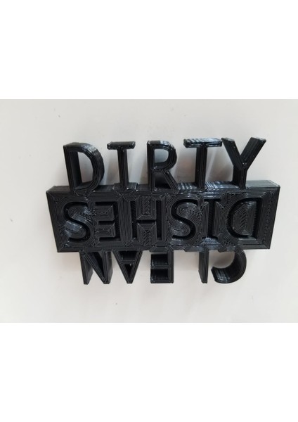 Bulaşık Makinesi Için Temiz/kirli Işaret (Plastik Aparattır!!!)