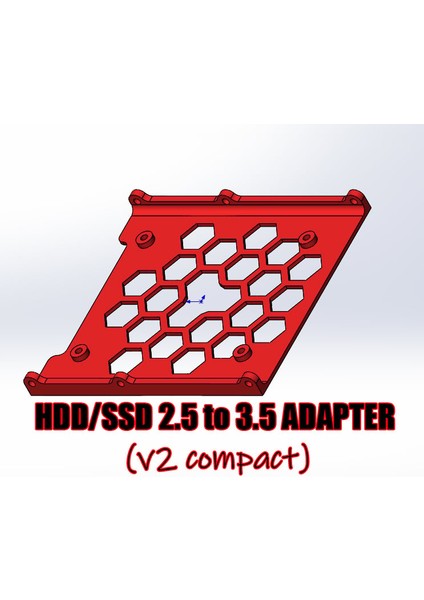 Hdd/ssd 2,5 - 3,5 Adaptörü (V2 Kompakt) (Plastik Aparattır!!!)