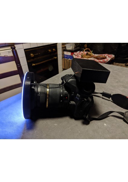 Makro Fotoğrafçılık Için LED Flaş Halkalı Difüzör - Reflex Canon Eos - 67 mm Çap (Plastik Aparattır!!!) modelleri