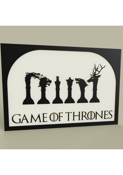 Game Of Thrones - Hanedanlık Armaları (Plastik Aparattır!!!)