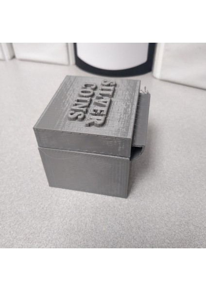 Yerinde Baskı Depolama, Bozuk Para, Ataç Kutusu, Kapak Açık Üst D-Ringli - Tinkercad Tasarımı (Plastik Aparattır!!!) fiyatları