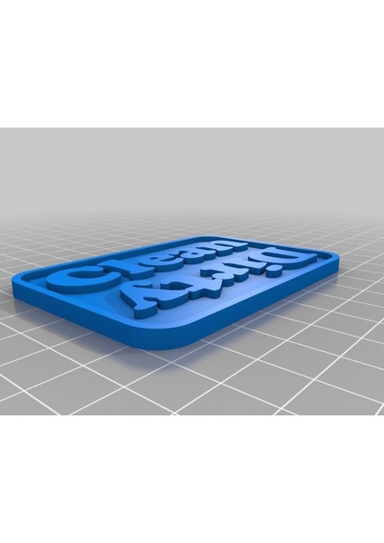 Lehof Tarafından Bulaşık Makinesi Temiz/kirli Işaret (Plastik Aparattır!!!)