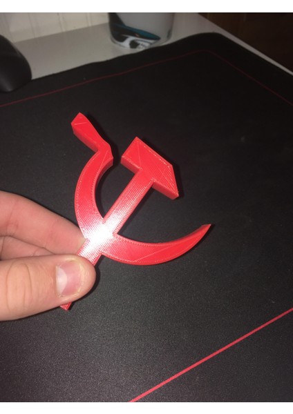 Çekiç ve Orak Şişe Açıcı (Plastik Aparattır!!!)