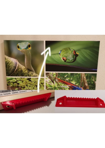 Testere Dişi Resim Tuvali Çerçevesi L Şeklinde Açılı Duvara Montaj Aparatı (Plastik Aparattır!!!)