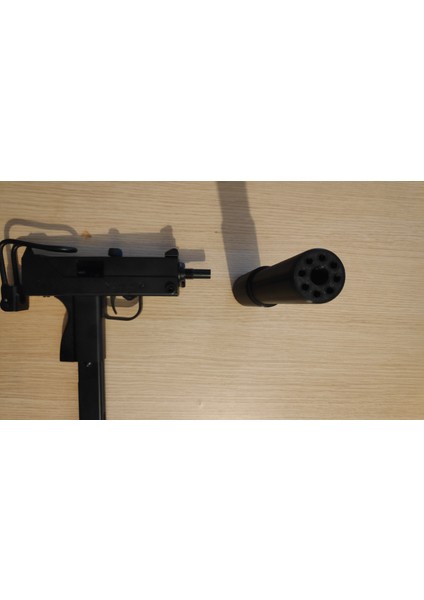 Kuyu G11 Için 220 mm Bastırıcı/susturucu (Ingram Mac-11) Airsoft (Plastik Aparattır!!!)