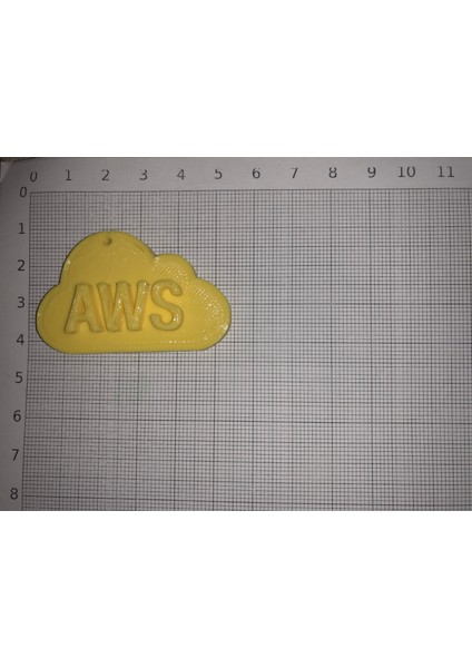 Amazon Web Hizmetleri (Aws) Anahtarlığı (Plastik Aparattır!!!)