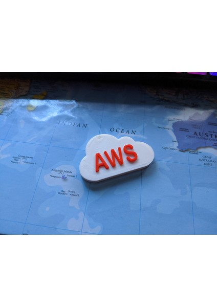 Amazon Web Hizmetleri (Aws) Anahtarlığı (Plastik Aparattır!!!)