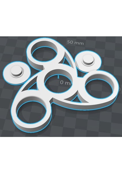 Fidget Tri Spinner 6000 (Plastik Aparattır!!!)