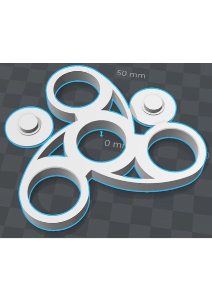 Fidget Tri Spinner 6000 (Plastik Aparattır!!!)