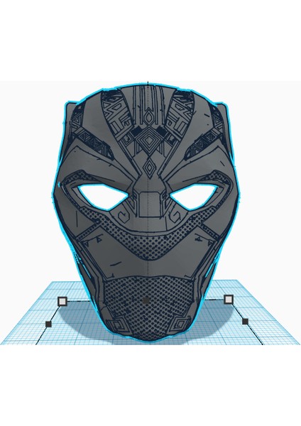 Kara Panter Yüz Maskesi (Plastik Aparattır!!!) modelleri