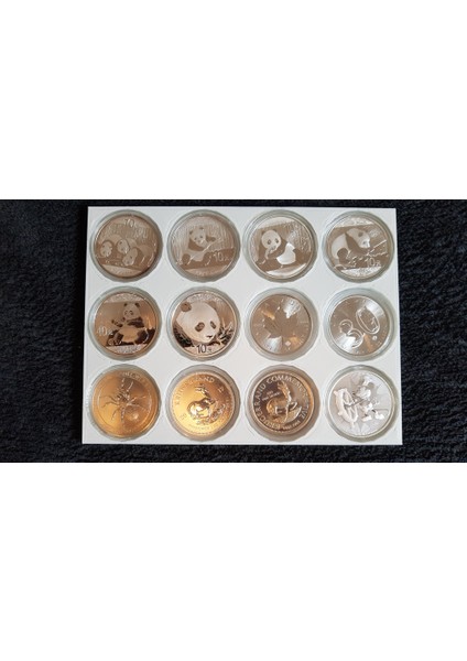 1 Oz Gümüş Para Para Tutucu Akçaağaç Yaprağı, Krugerrand, Viyana Filarmoni Orkestrası (Plastik Aparattır!!!)