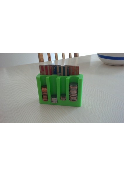 Amerikan Madeni Para ve Kollu Tutucu (Plastik Aparattır!!!)