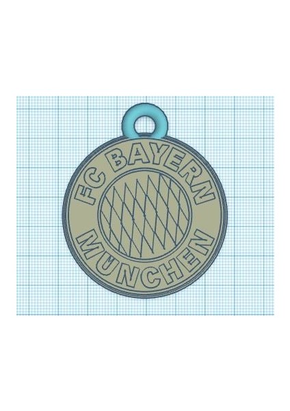 Fc Bayern Münih Logo Anahtarlık Anahtarlık (Plastik Aparattır!!!)