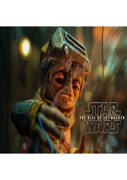 Babu Frik Kask Yıldız Savaşları Skywalker'ın Yükselişi (Plastik Aparattır!!!)