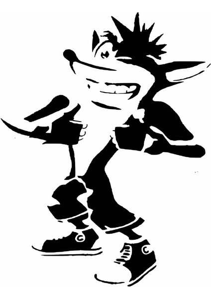 Crash Bandicoot Kalıbı 2 (Plastik Aparattır!!!)