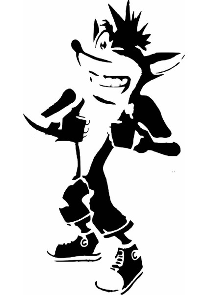Crash Bandicoot Kalıbı 2 (Plastik Aparattır!!!)