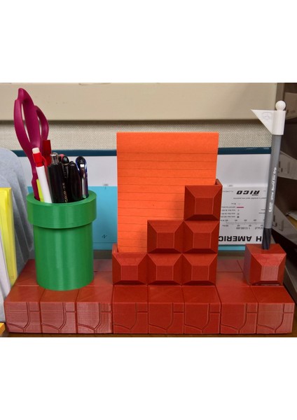 Super Mario Bros. Pencil Tutucu Blok Boşlukları - Hollowed (Plastik Aparattır!!!) modelleri