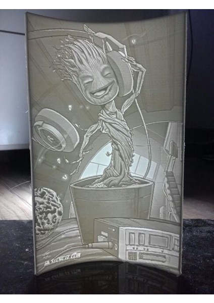 Lithophane Bebek Groot Hayran Sanatı (Plastik Aparattır!!!) fiyatları