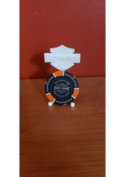 Harley-Davidson Poker Çipi Tutucusu (Plastik Aparattır!!!)
