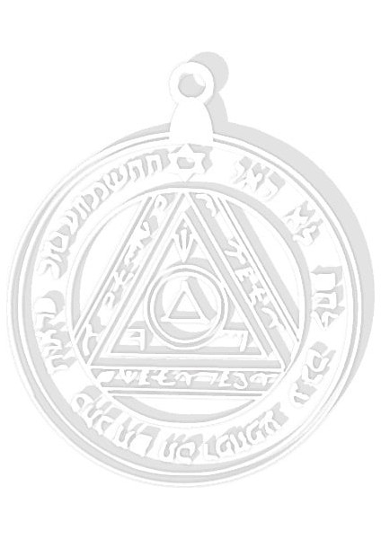 Solomon Seal Luck Kral Kolye Zanaat Büyüsü (Plastik Aparattır!!!)