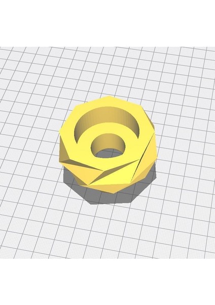 Candle_holder_low_poly_mod / Tealight Mumluk (Plastik Aparattır!!!)