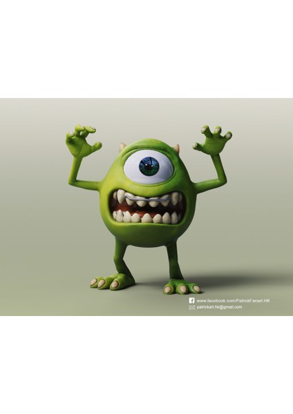 Mike Wazowski (Canavarlar Üniversitesi) (Plastik Aparattır!!!)