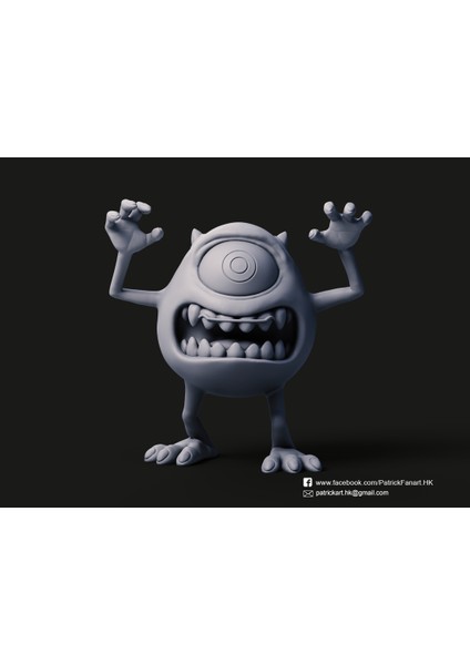 Mike Wazowski (Canavarlar Üniversitesi) (Plastik Aparattır!!!)