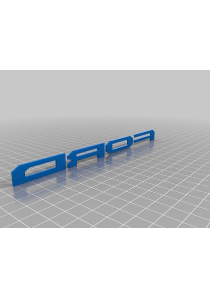 Ford Logosu Harfleri (Plastik Aparattır!!!)