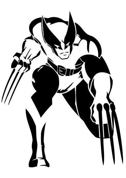 Wolverine Şablonu (Plastik Aparattır!!!)