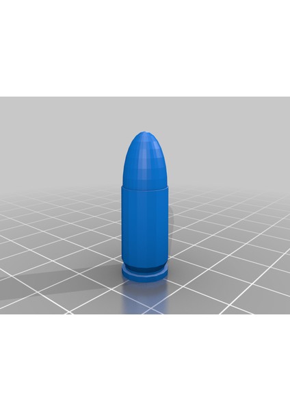 Iğne Delikli 9mm Mermi (Plastik Aparattır!!!)