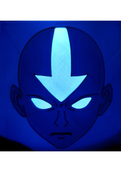 Avatar Aang LED Işık Paneli (Plastik Aparattır!!!)