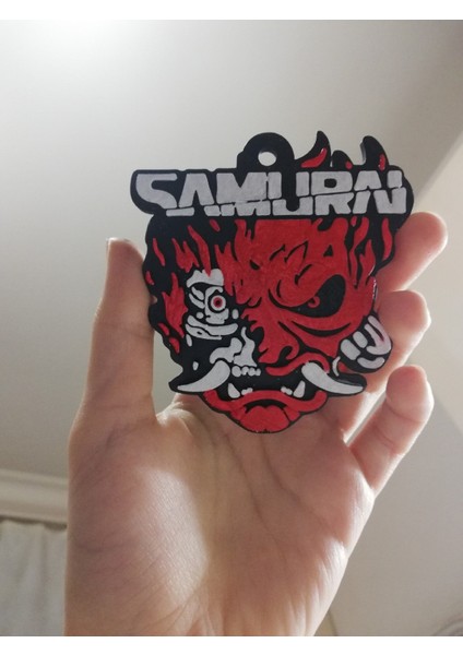 Cyberpunk 2077 Samuray Logo Anahtarlık (Plastik Aparattır!!!) indirimleri