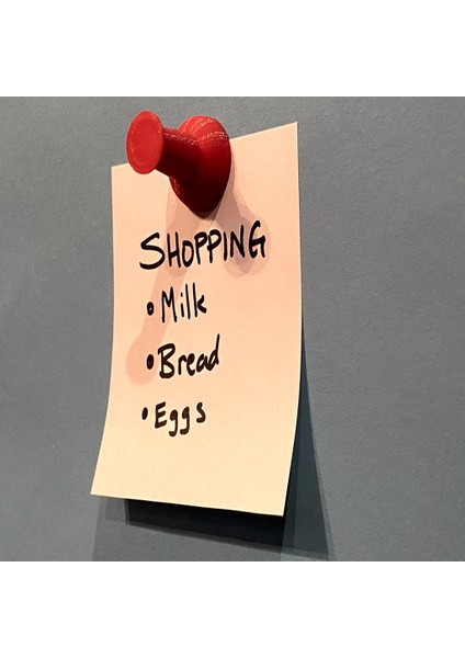 Mag-Net-Tack: Buzdolabınız Veya Mıknatıs Kartınız Için Büyük Boy, Pushpin'den Ilham Alan Bir Mıknatıs (Plastik Aparattır!!!)