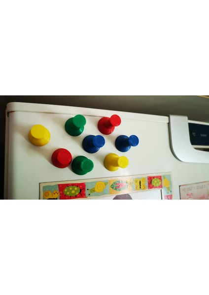 Mag-Net-Tack: Buzdolabınız Veya Mıknatıs Kartınız Için Büyük Boy, Pushpin'den Ilham Alan Bir Mıknatıs (Plastik Aparattır!!!) indirimleri