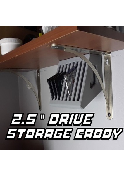 SSD Depolama Raf Tutucu 2,5" Dizüstü Bilgisayar Sürücü Caddy (Plastik Aparattır!!!)