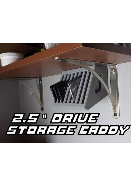 SSD Depolama Raf Tutucu 2,5" Dizüstü Bilgisayar Sürücü Caddy (Plastik Aparattır!!!)