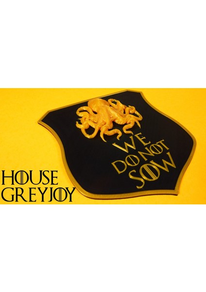Game Of Thrones House Greyjoy Shield Remix (Plastik Aparattır!!!) fiyatları