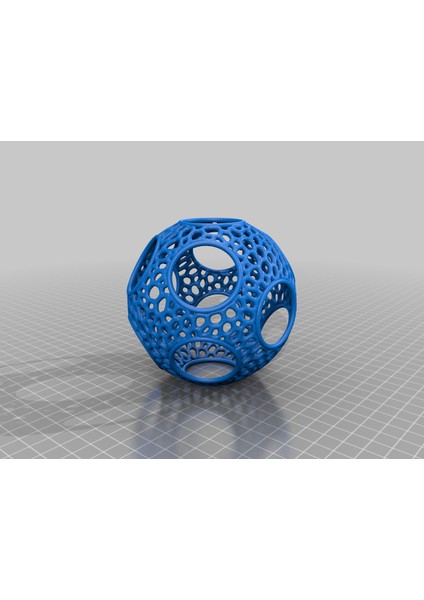 Voronoi Eşkenar Dörtgen Dodecahedron Küresi (Plastik Aparattır!!!)
