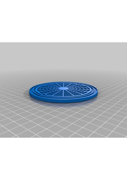 Bir Rögar Kapağı Tasarımından Esinlenerek Coaster (Plastik Aparattır!!!) modelleri